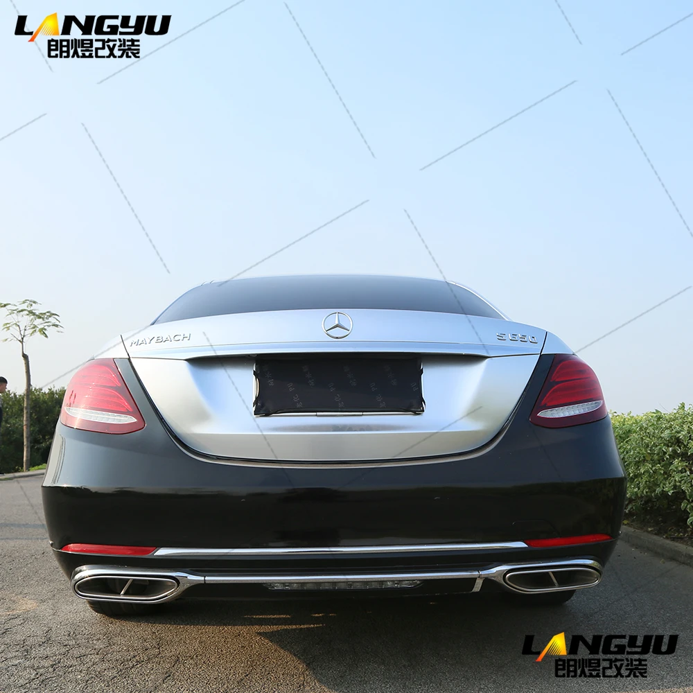 Для Mercedes Benz E Class W213 S W222 Maybach S680 Style 2017 2018 2019 полипропиленовый корпус бампер