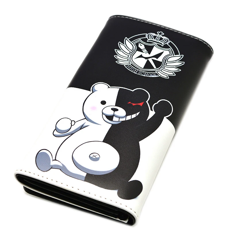 Кошелек для косплея Danganronpa Dangan Ronpa Monokuma кошелек из искусственной кожи с застежкой