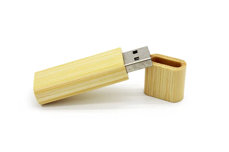 JASTER деревянный бамбук USB флешка флэшки щепы флешки 4 ГБ 8 ГБ 16 ГБ 32 ГБ memory stick U диск персональный подарок - Цвет: Bamboo