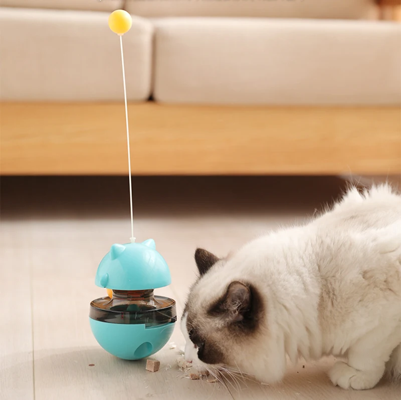 Забавная кормушка для кошек Интерактивная игрушка домашних животных с утечкой