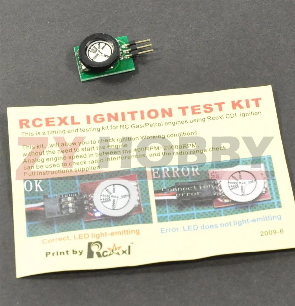 Rcexl тест на бензиновый газ двигатель CDI зажигание | Игрушки и хобби