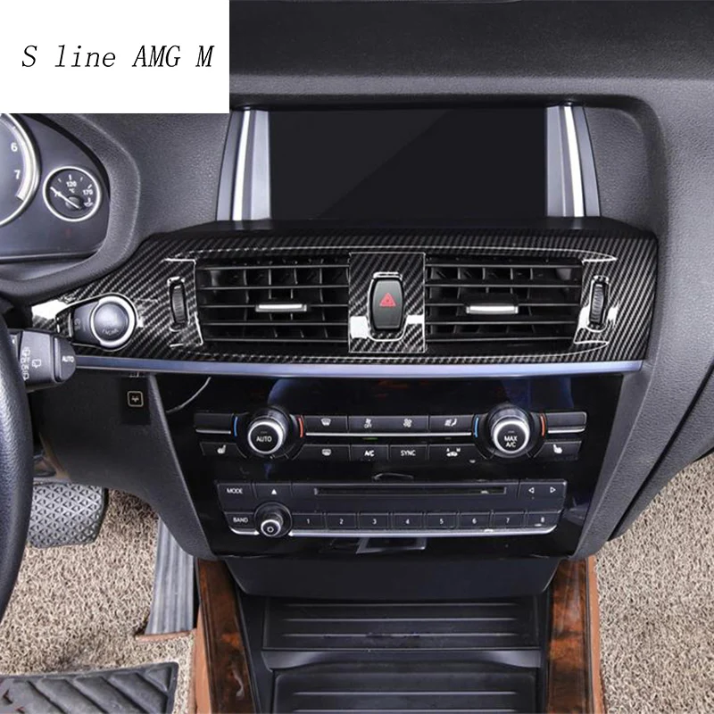 Автомобильный Стайлинг интерьера из углеродного волокна для BMW X3 X4 F25 F26