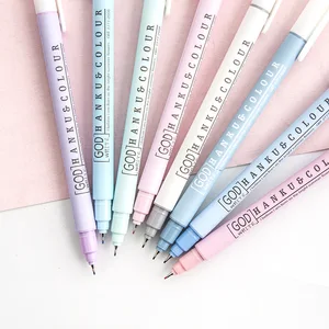 8 шт.упак. многоцветная портативная гелевая ручка с чернилами, подводка для подписи, рекламный подарок, канцелярские товары, принадлежности для письма для школы и офиса