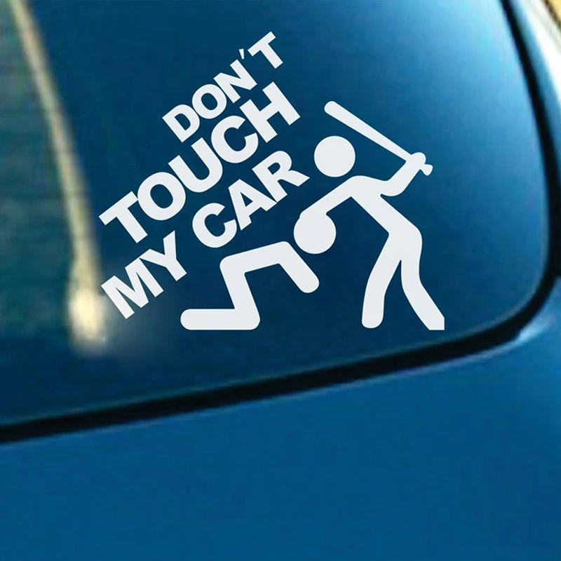 1 предмет Don't TOUCH MY CAR Стикеры украшение автомобиля Наклейка для укладки волос