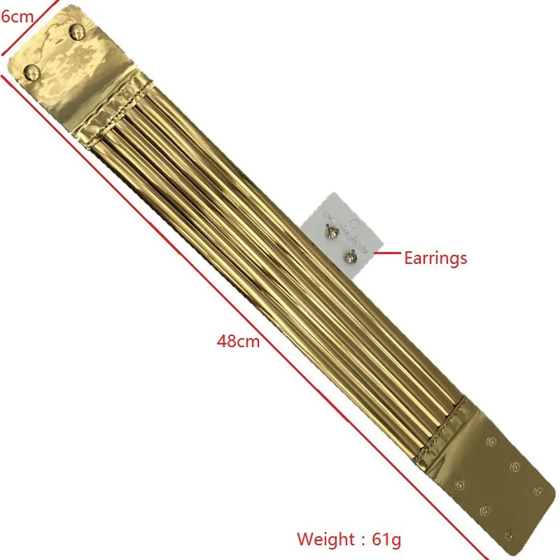 Модные ювелирные изделия африканские ожерелье браслет Золотое многослойное