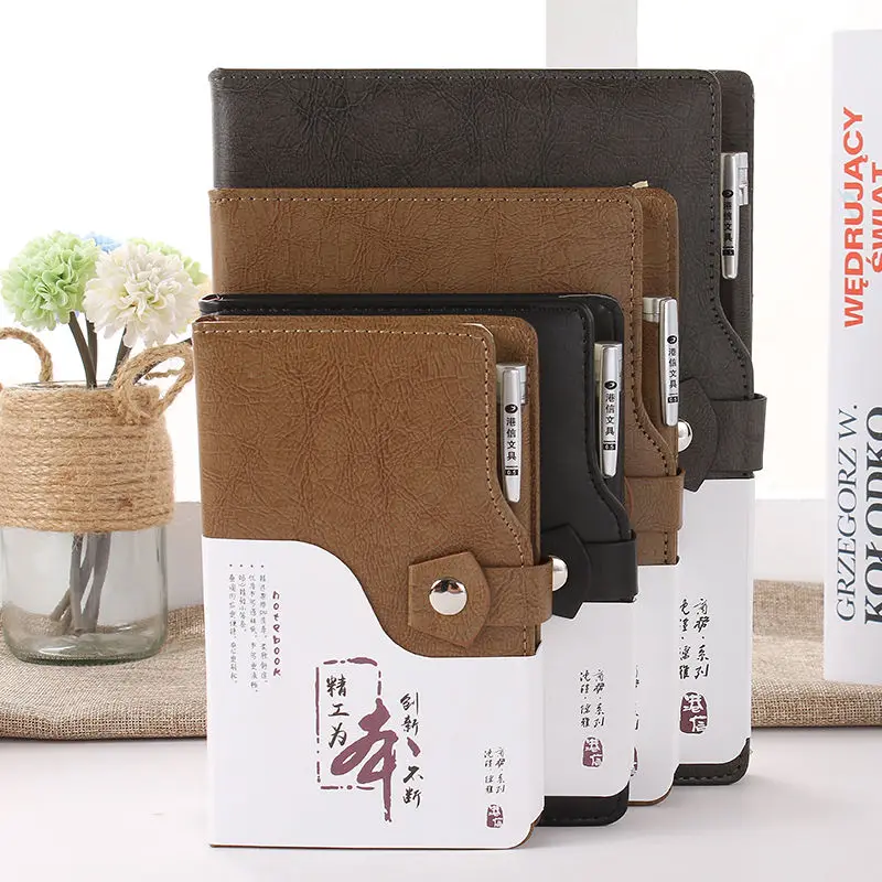 

Vintage Hardcover Notebook Note Book School Office Supply for Students Business Notebooks Making Notes Notepads Stationery