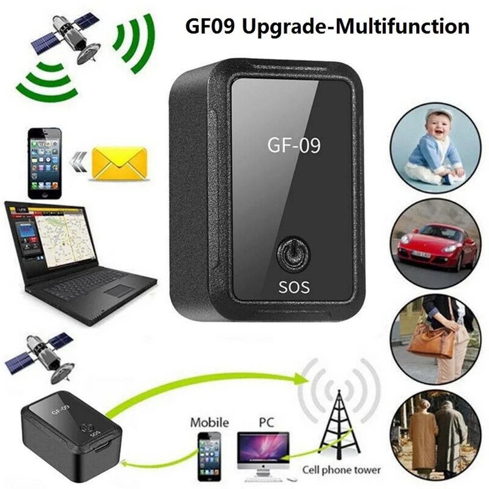 

GF09 Mini Car APP GPS Locator Adsorption Record Anti-fall Instrument Voice Control Recording Real-time Tracker
