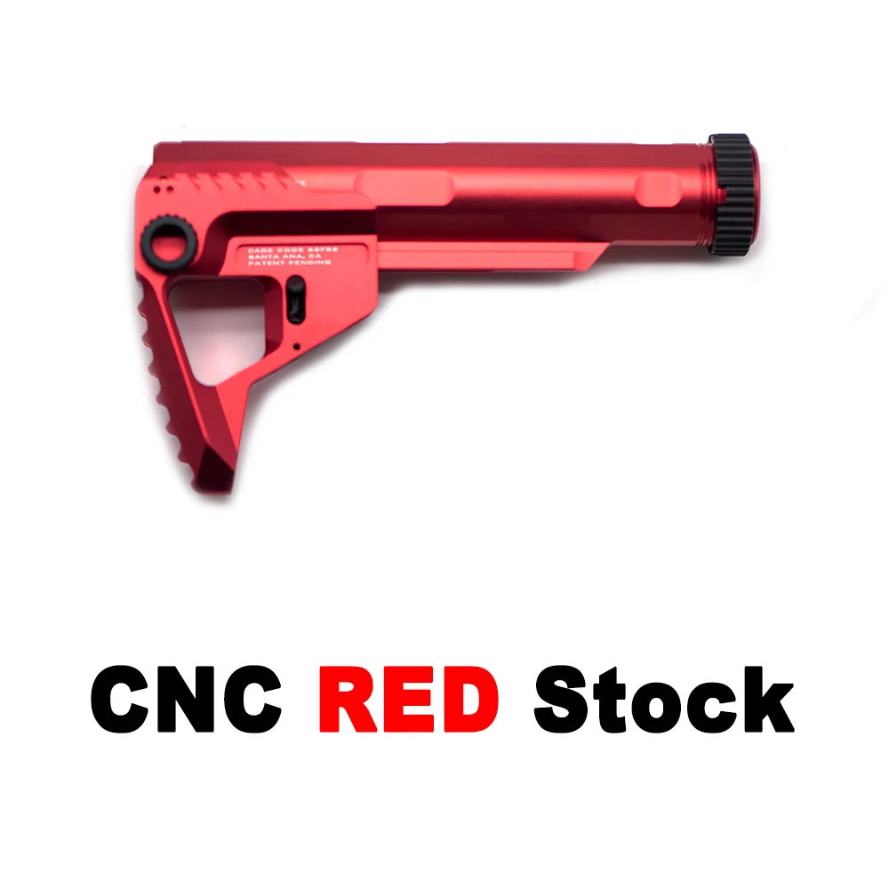 Red and Red CNC Стоковая позиция для AEG страйкбол пневматические пистолеты M4/M16 Пейнтбол принадлежности для охоты BD556 AEG страйкбол запас - Цвет: Red and Red