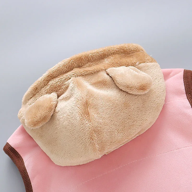 

Autumn Spring Baby Girl Clothes Cotton Hooded Sweatshirt Suspender Striped Long Sleeve Hoodie Tracksuit Baby Boy Clothing Set