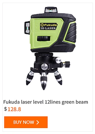 Fukuda LAISAI бренд 12 линий зеленый лазер самонивелирующийся 360 горизонтальный и вертикальный крест супер OSRAM зеленый лазерный уровень 3d