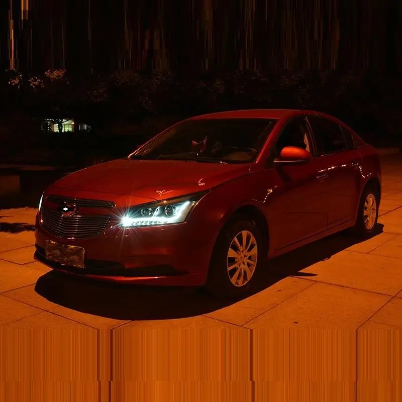 Бегущие Neblineros боковые поворотники Drl наружные Luces Led Para Автомобильные фары в сборе 15 для Chevrolet Cruze