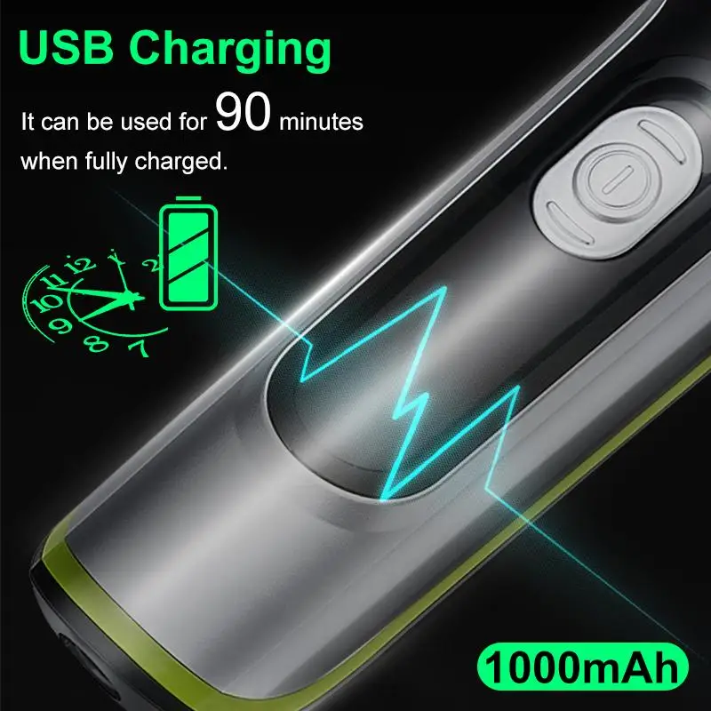 Электрическая машинка для стрижки волос 1 10 мм скоростей с USB зарядкой