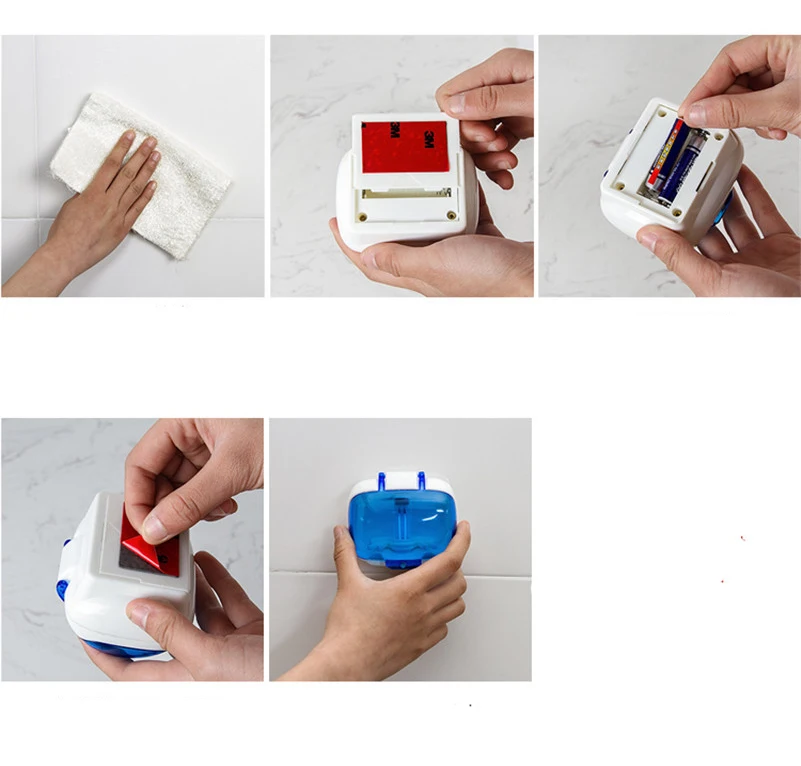 Зубная щетка стерилизатор зубные щетки УФ Дезинфекция коробка настенный