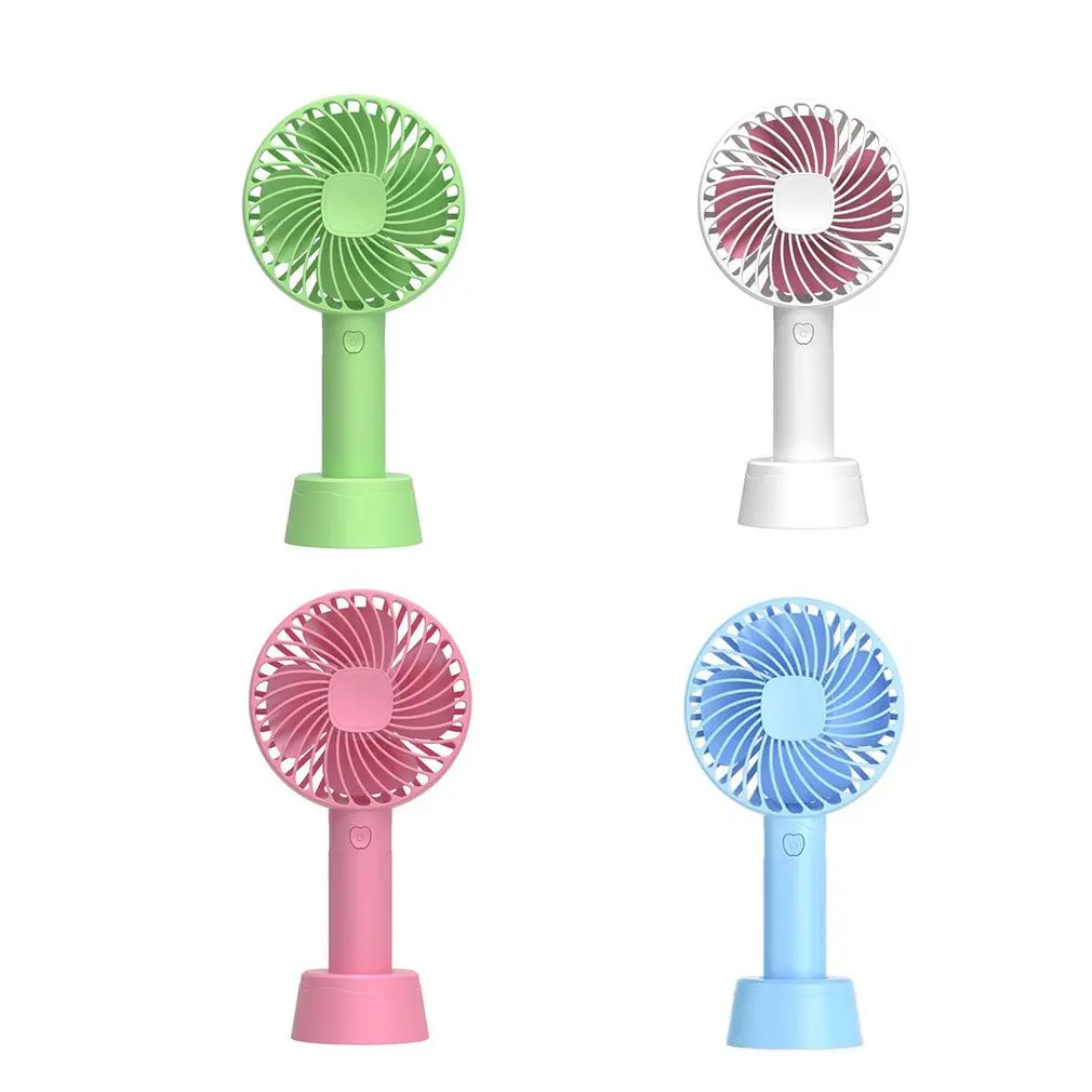 

A20 Handheld Fan USB Charging Fan Mini Fan Student Gale Silent Three-speed Adjustment Desk Table Fan With Base