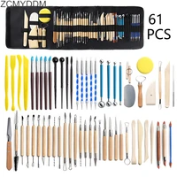 zcmyddm clay sculpting kit sculpt smoothing wax carving pottery ceramic tools for ceramics ceramics wooden handle modeling