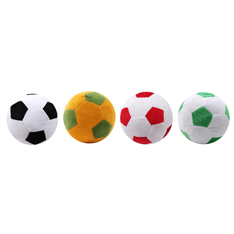 

1Pcs Creative Football Shaped Plush Pillow New Soccer Ball Pillow Fluffy Stuffed Plush Throw Soft Durable Sports Toy 4 Colors