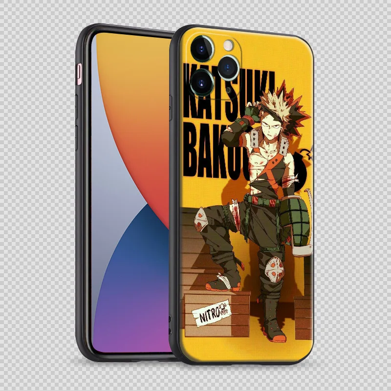 boku no hero academia bakugo anime phone case for iphone se 6 6s 7 8 plus x xr xs 11 12 mini pro max soft silicone cover shell free global shipping