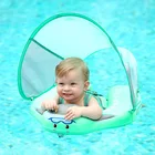 Однотонные надувные детские плавательные кольца, Плавающие Игрушки для лежачего бассейна, аксессуары для ванны, навес от солнца