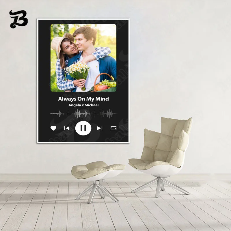 Персонализированная песня фотография на заказ для пары любовь творческое