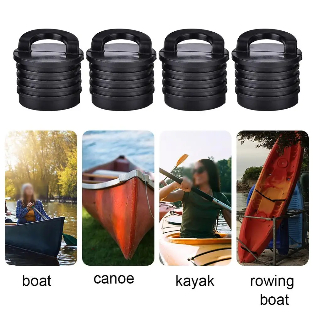 

4 Pcs Durable Boat Scupper Stopper Bungs For Rubber Boat Canoe Kayak Drain Holes Plugs Accessories Rowing Boats Accessories