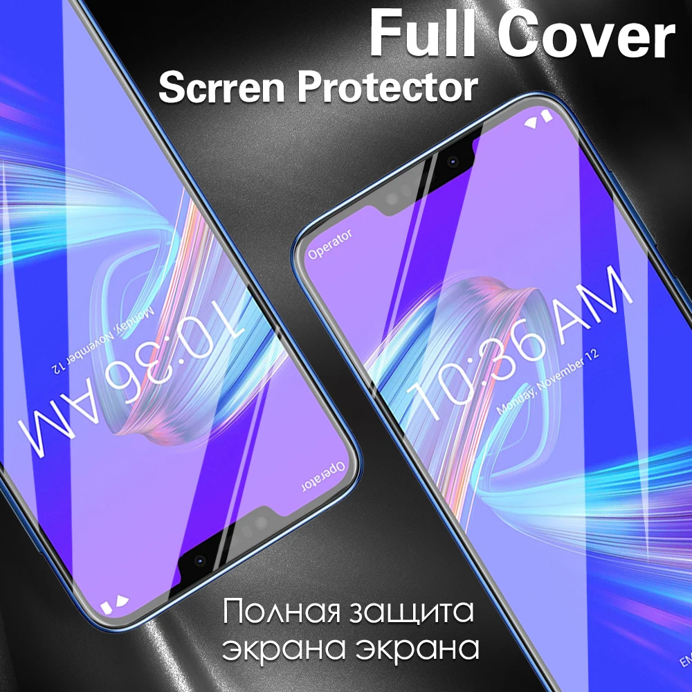 Полное покрытие из закаленного стекла для Asus ZenFone Max Pro Plus Shot M1 M2 ZB634KL ZB633KL ZB631KL ZB602KL