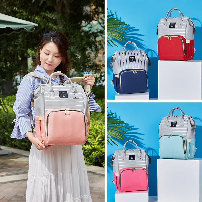 

Large Capacity Mummy Bag Maternity Nappy Bag Travel Backpack Nursing Bag for Baby Care Women's Fashion Bag