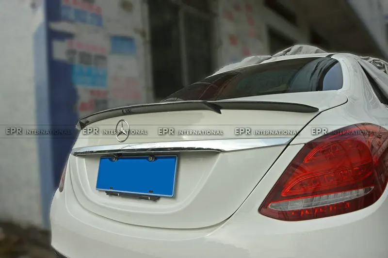 Задний спойлер из углеродного волокна автостайлинг аксессуары для Benz C Class W205 Type