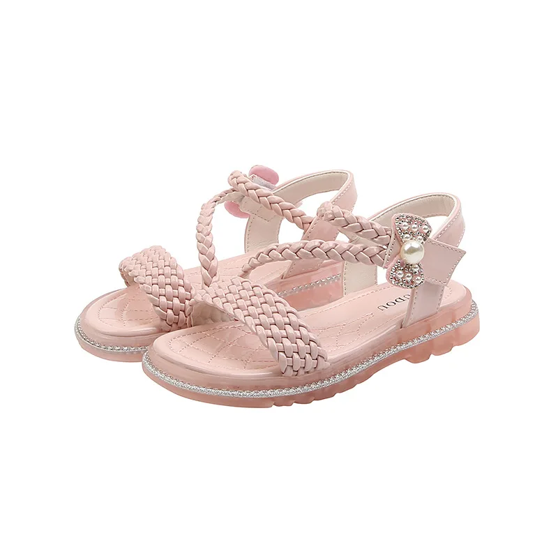 

Girls Sandals 2021 Summer New Children's Fashion Soft Bottom Princess Shoes Little Girl Baby Shoes Wild Style