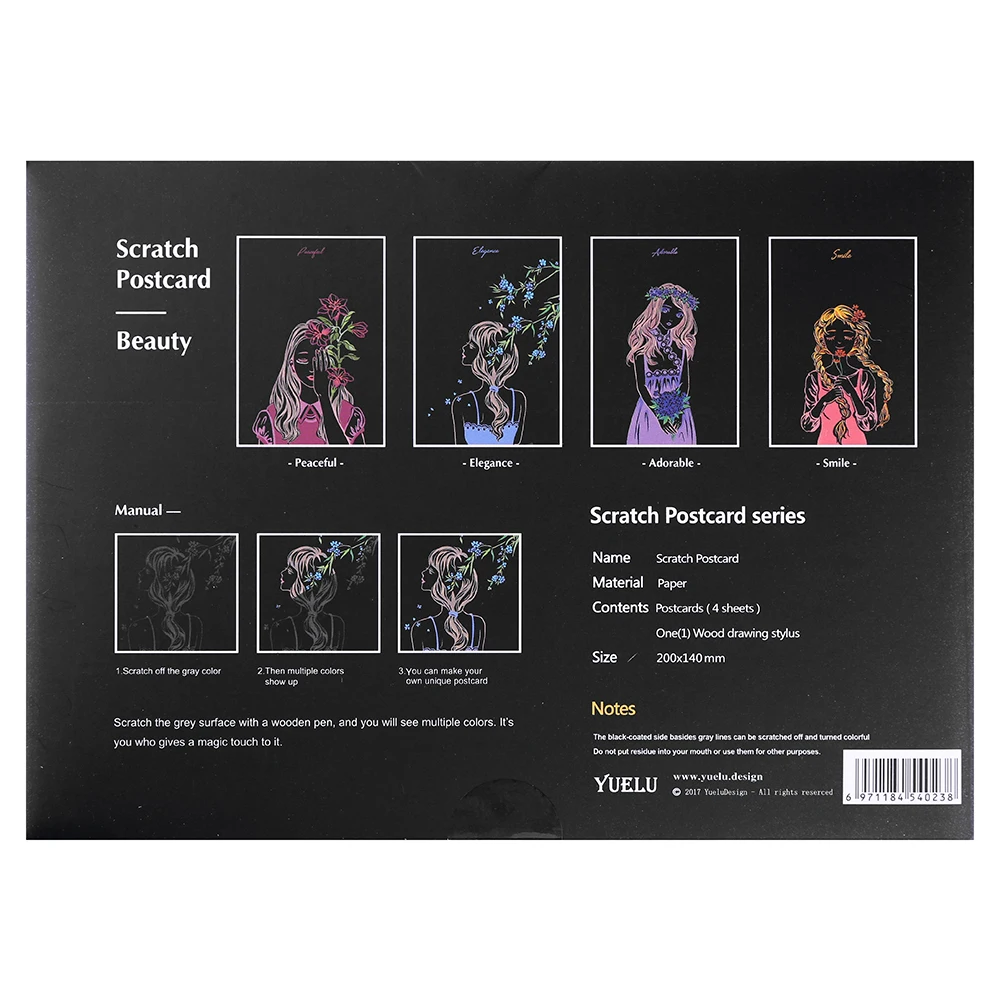 Головоломки игрушки для рисования скребковая живопись удобной переноски