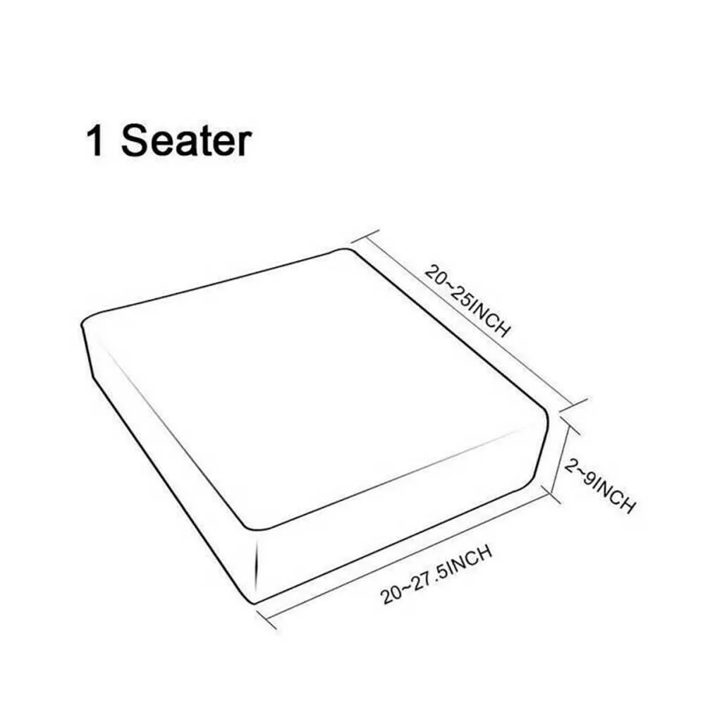 

Cushion Cover for Sofa Seat Elastic Knitted Cover Cushion Durable Seater Couch Slipcover Protector Sofas Covers