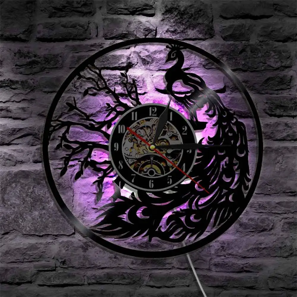 Настенные часы с виниловой пластиной подвессветильник ильники для домашнего