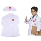Детское пальто для вечевечерние НКИ на Хэллоуин с докторской тематикой, белый халат для мальчиков и девочек, пальто для докторской лаборатории, розовая униформа медсестры с коротким рукавом