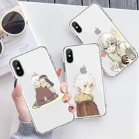 to your eternity japanese anime phone case transparent for iphone 6 7 8 11 12 s mini pro x xs xr max plus