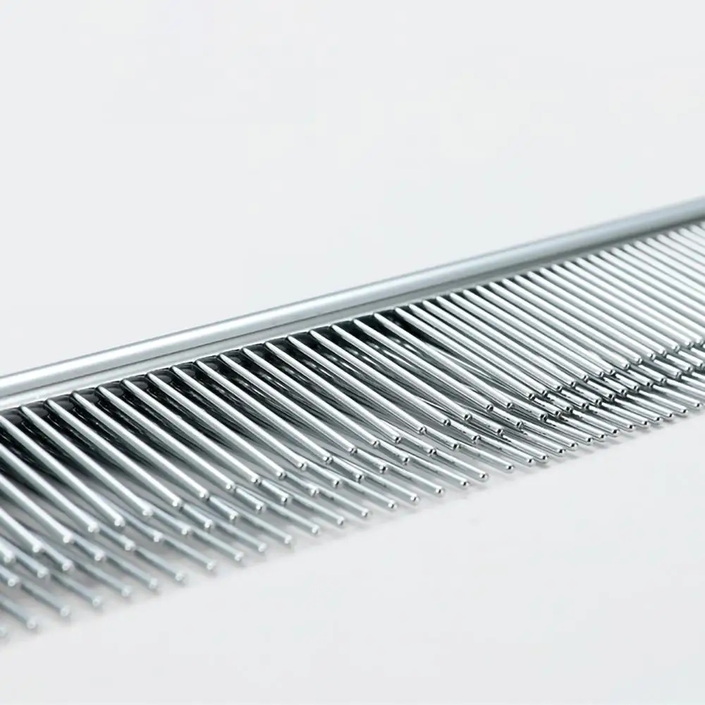 Длинный толстый шерстяной шпиц расческа из нержавеющей стали для спутывания