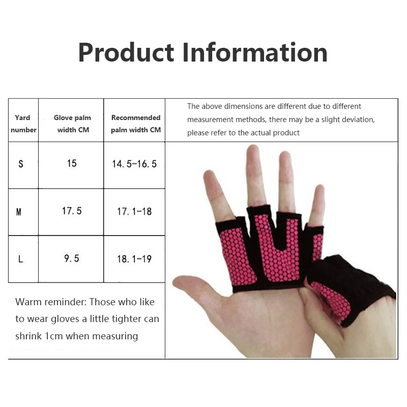 

3colors Yoga Fitness Hand Cover Half Finger Hand Cover Professional Sports Fitness Hand Cover Non-slip Wear-resistant Wholesale
