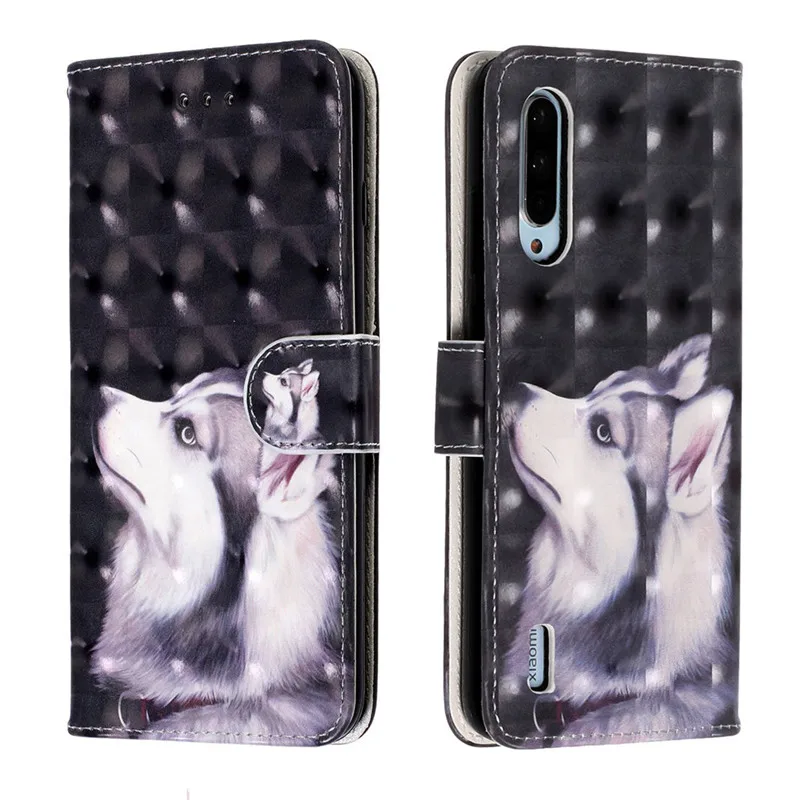 Pattern 14 Милый кожаный чехол с откидной крышкой для Xiaomi mi A3, чехол, роскошный Магнитный кошелек, чехол для карт, Fundas для mi A3 Lite, чехол, чехлы для телефонов - Цвет: Pattern 14
