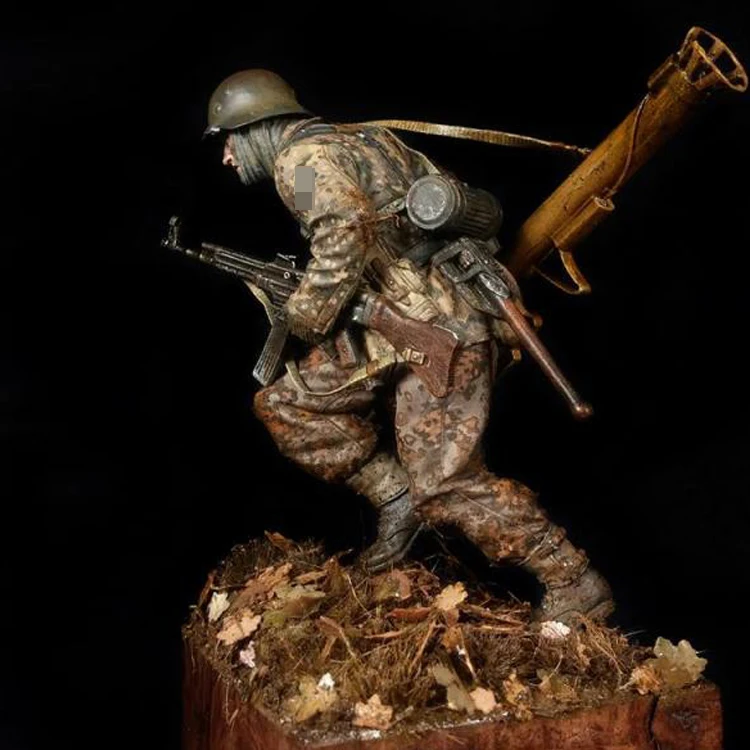 

1/16 Panzergrenadier 1944-1945, Resin Figure soldiers GK, Military subject matter WWII, Unassembled and unpainted kit