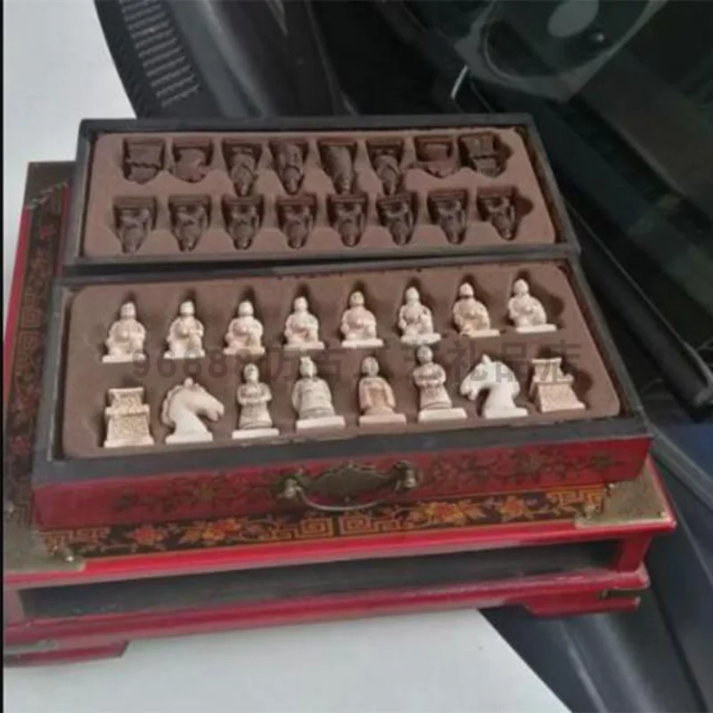 Antique Large Board Chess Games Wooden Premium Family Gift Professional Table Game Chess Set Juego De Mesa Entertainment Ed50zm