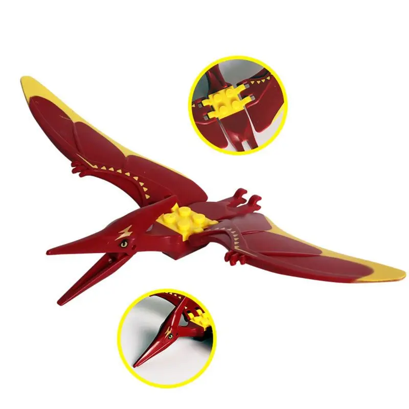 8 шт. динозавров строительные блоки игрушки сборная динозавр цифры T Rex в парк