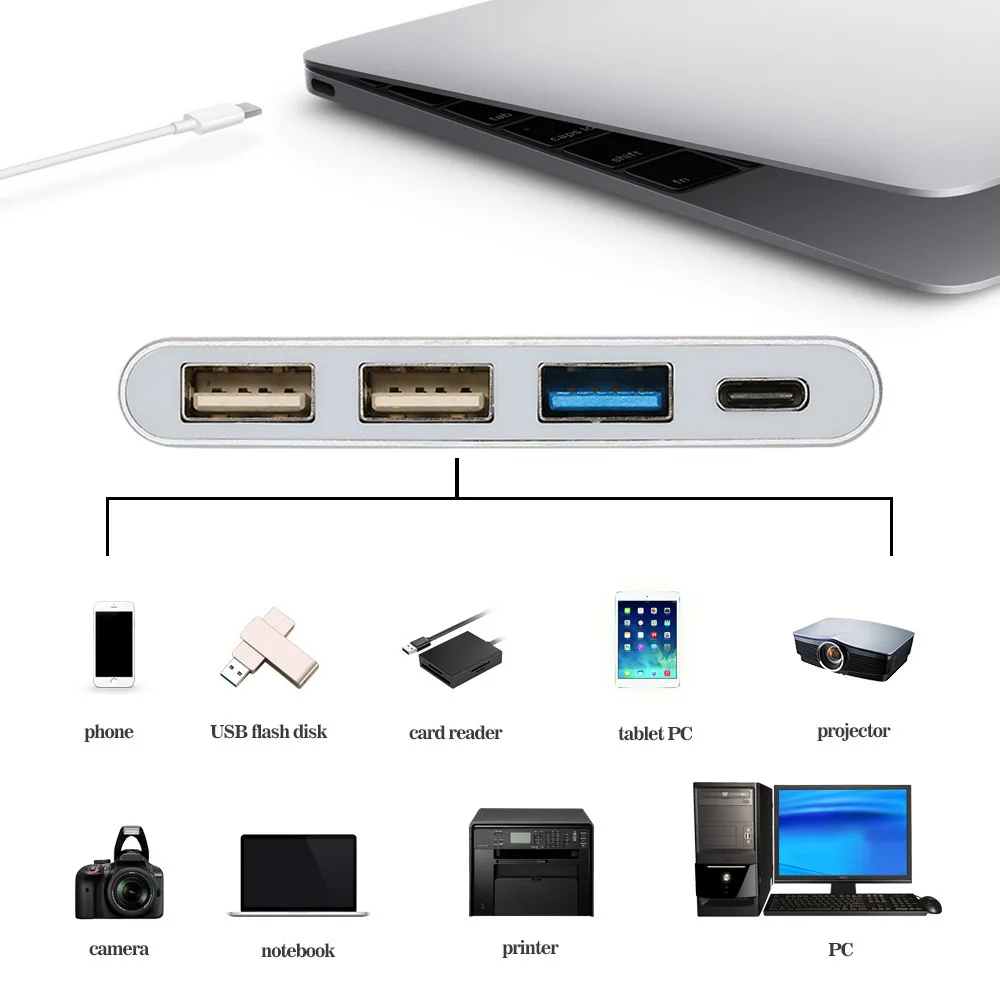 Miracare USB C концентратор с Type 3 0 2 для 2020 2016 MacBook Pro 13/15/16 Mac многопортовый зарядный и