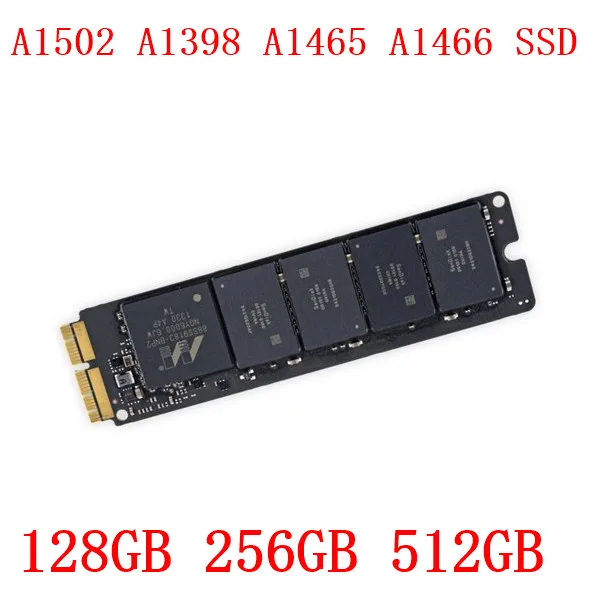 Оригинальный 128 ГБ 256 512 SSD для 2013 2015 Apple Macbook Air Pro Retina A1502 A1398 A1465 A1466 Твердотельный