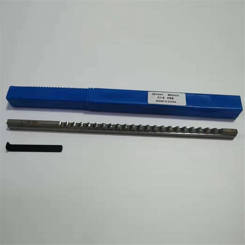 HSS 6mm C1 Push-Type Keyway Broach Metric Size + Shim Cutting Tool for CNC Router Metalworking | Инструменты