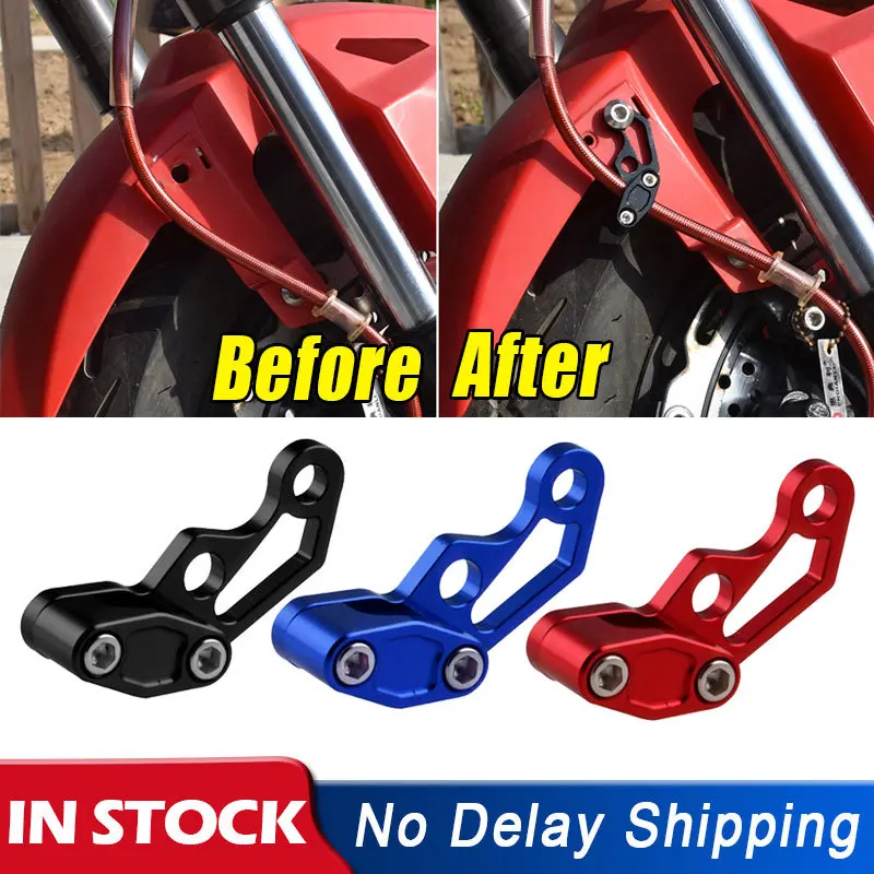 

Подходит для велосипеда грязи ATV для Yamaha/Honda Универсальный алюминиевый кабель для масляной трубы мотоцикла зажим тормозной кабель трубные з...