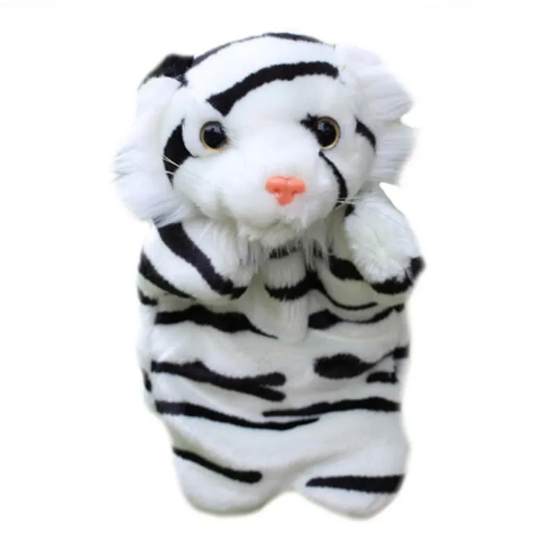 

Hot Sale Modern Cartoon Animals Tigers Soft Doll Plush Toys Children Baby Toy Hand Puppet Doll New Gloves For Kids Child