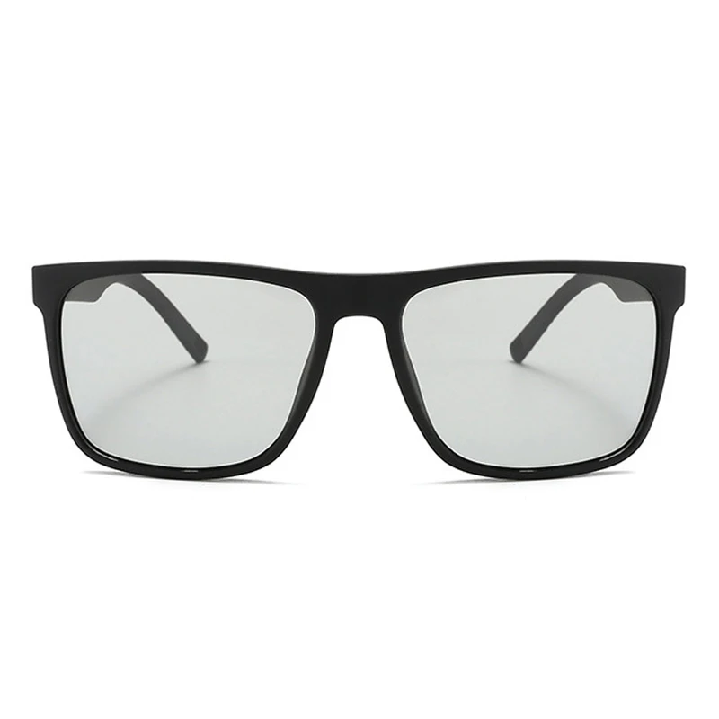 HBK квадратные фотохромные поляризационные солнцезащитные очки мужские