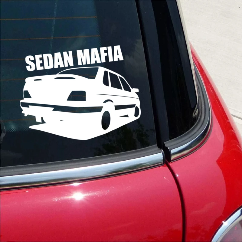 

19X15cm VAZ 2115 Funny Car Sticker Vinyl Decal Silver/black Car Auto Stickers for Car Bumper Window Car Decorations