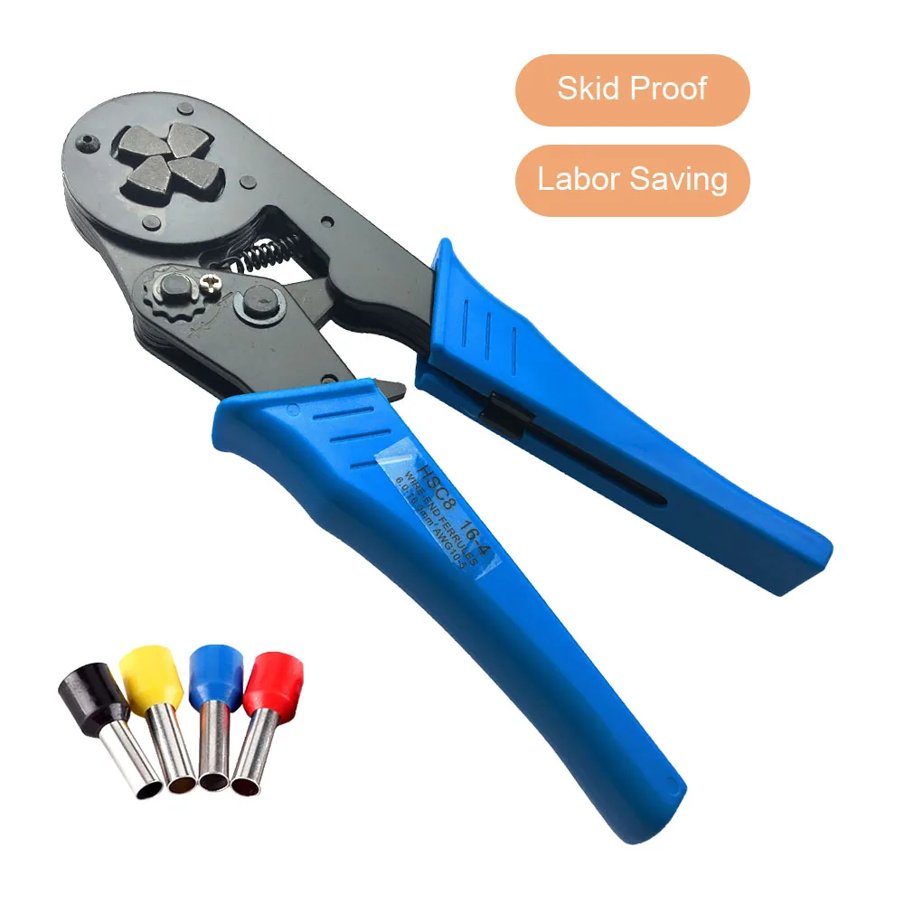 Трубчатые обжимные инструменты мини Электрик плоскогубцы HSC8 4-16mm2 12-6AWG