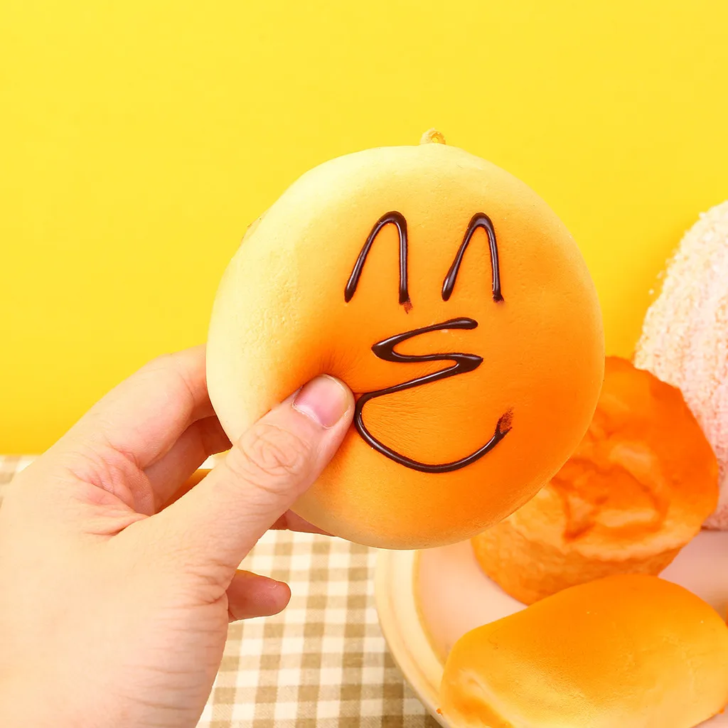 Мягкая игрушка-сжималка для хлеба Yummy игрушка детей подарок на завтрак тост