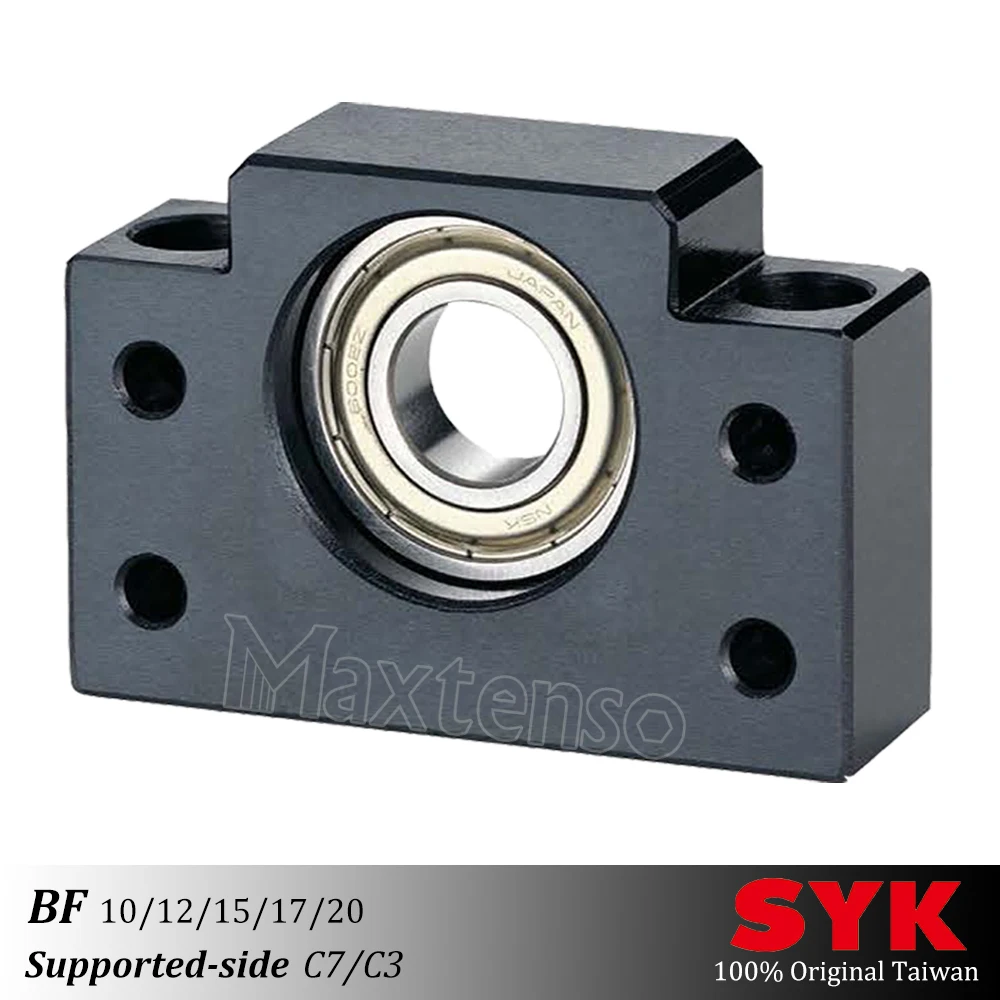 Опорный блок SYK Professional BF10 BF12 BF15 BF17 BF20 поддержка ed-side C3 C7 для шарикового винта TBI sfu 1204 bk12 чпу комплектующие чпу комплект