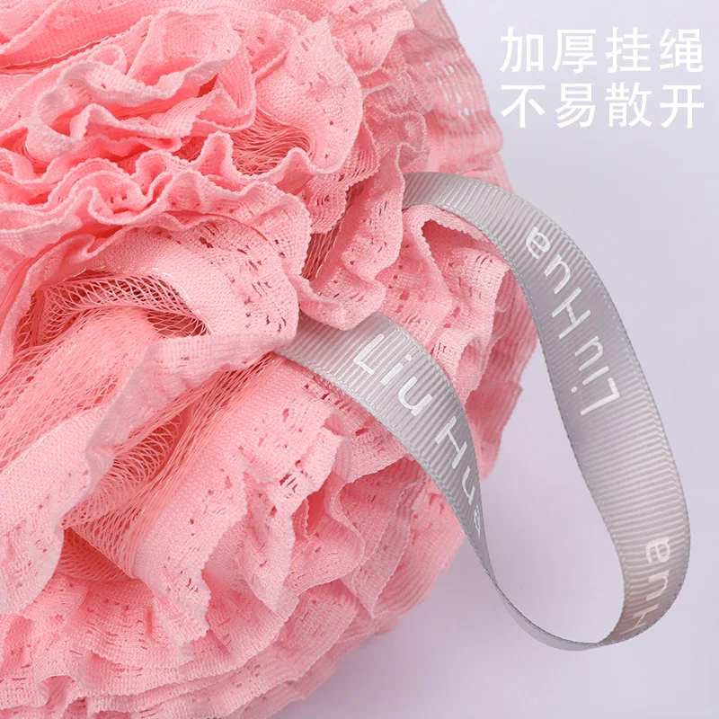 

Large 50g lace girls bath soft bath flower thickened lace bath ball
